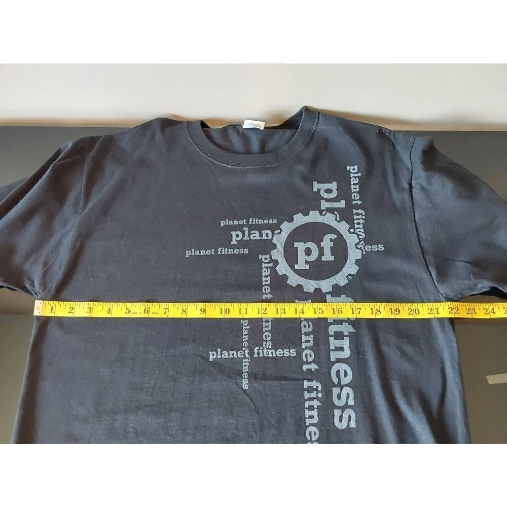 Planet Fitness Promo Tee Mens Sz L Black - Picture 4 of 4